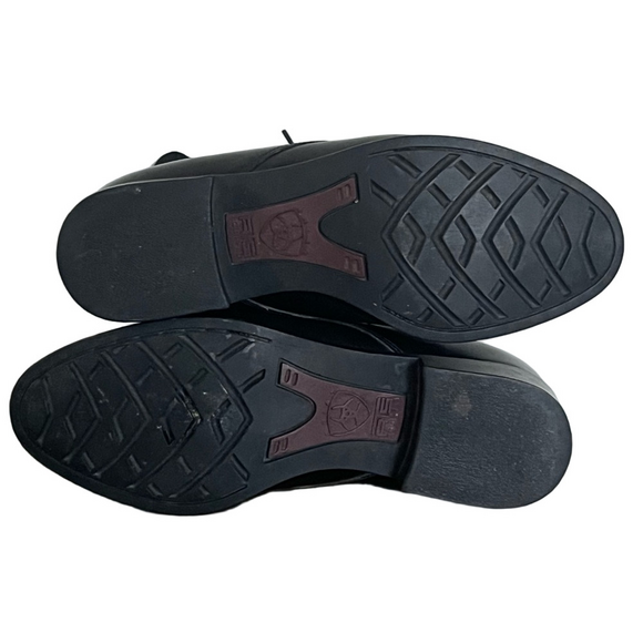 Ariat Metcalf Black Leather Paddock Boots Size 7.5 - Picture 7 of 11